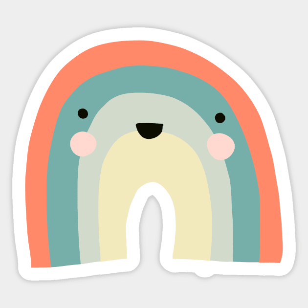 Sweet rainbow Sticker by Rebelform